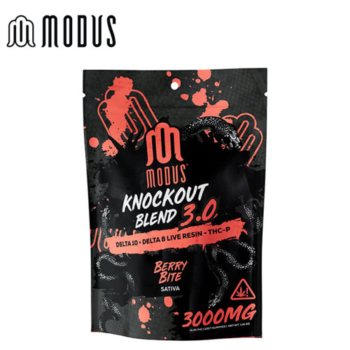 MODUS KNOCK OUT BLEND 3.0 DELTA GUMMIES 3000MG/20CT/PK